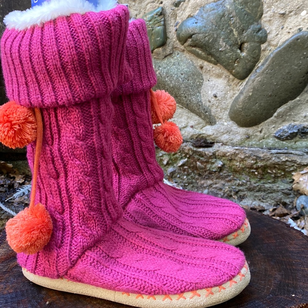 Cable knit Sweater boots